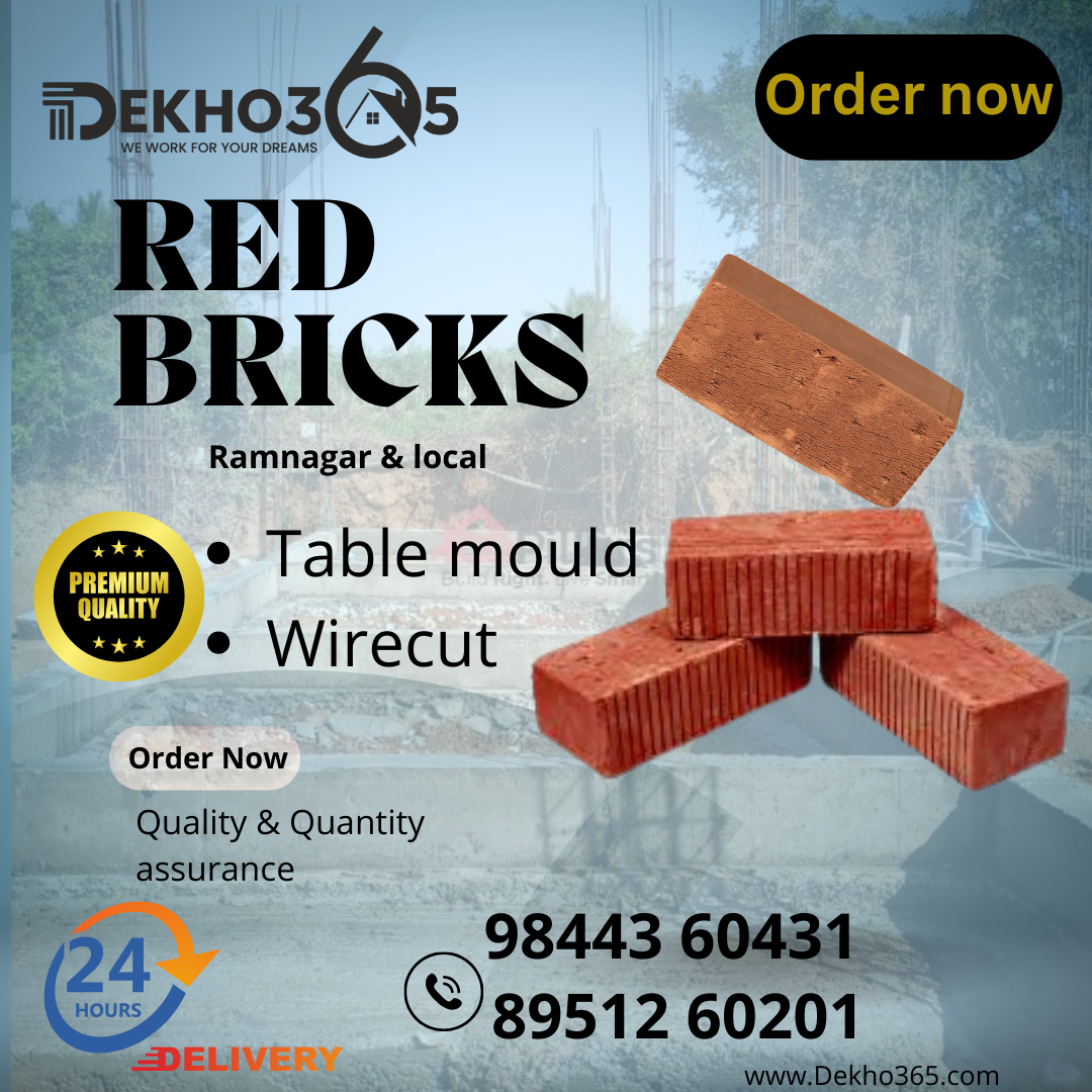 Best Quality Bricks -Red Bricks Suppliers in Mysore